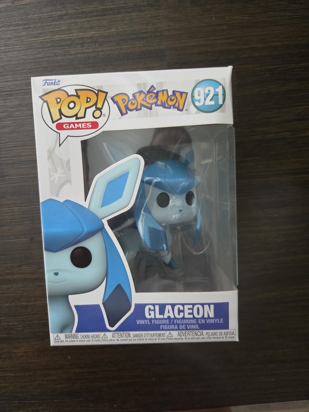 Funko Pop! Games Pokémon #921 Glaceon - Light Blue & Blue Vinyl Figure